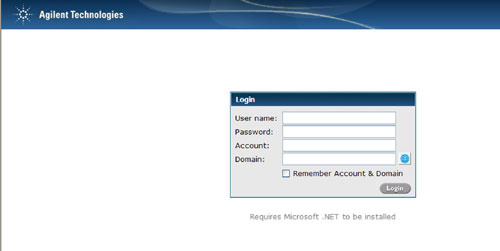 Login screen for the ISRP database system.