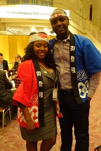 Eric Uwimana and Victoria Parker at PCB Conference